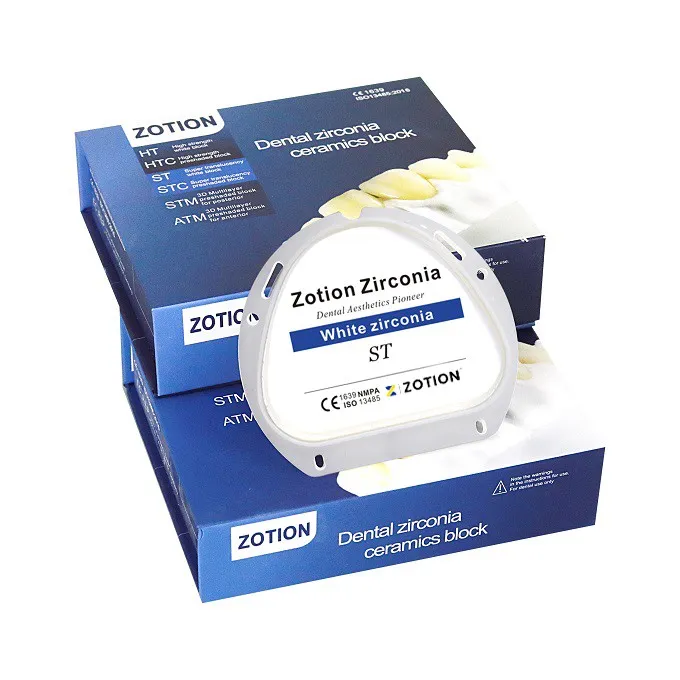 Dentistry Artificial Teeth Material ST 98mm Dental Zirconia Blank For Crowns Dentistry Artificial Teeth Material ST 98mm Dental Zirconia Blank For Crowns