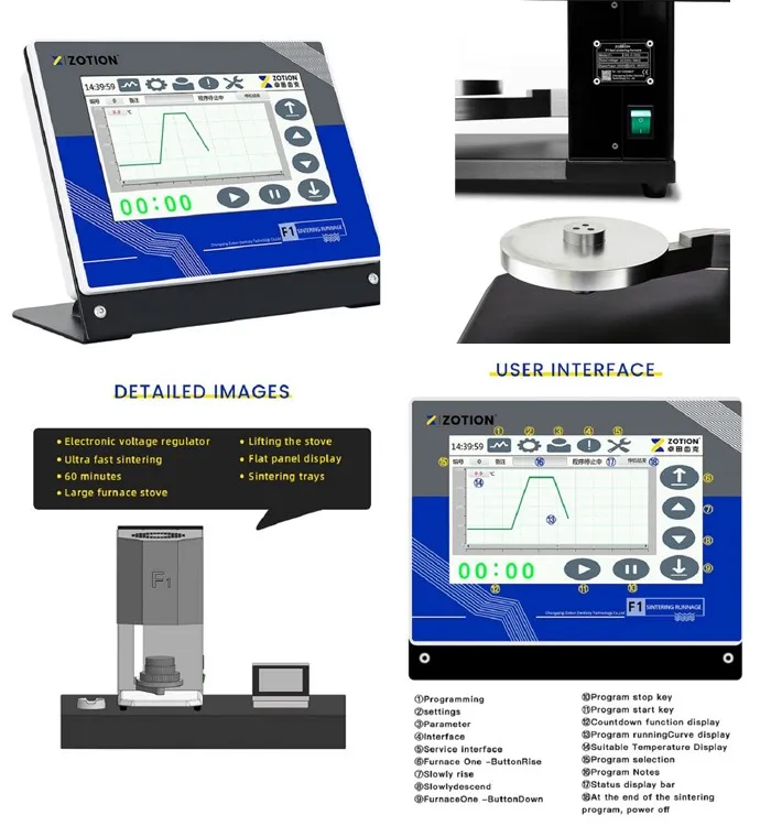 Fast Ceramic Zirconia Dental Sintering Furnace details 0 Fast Ceramic Zirconia Dental Sintering Furnace details 0