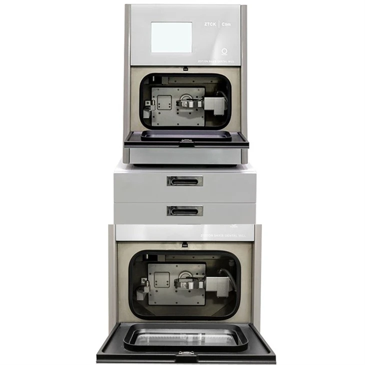 ZOTION CAD CNC Dental Milling Equipment Dental Materials Wet Milling Machine With 4 Axis Or 5 Axis